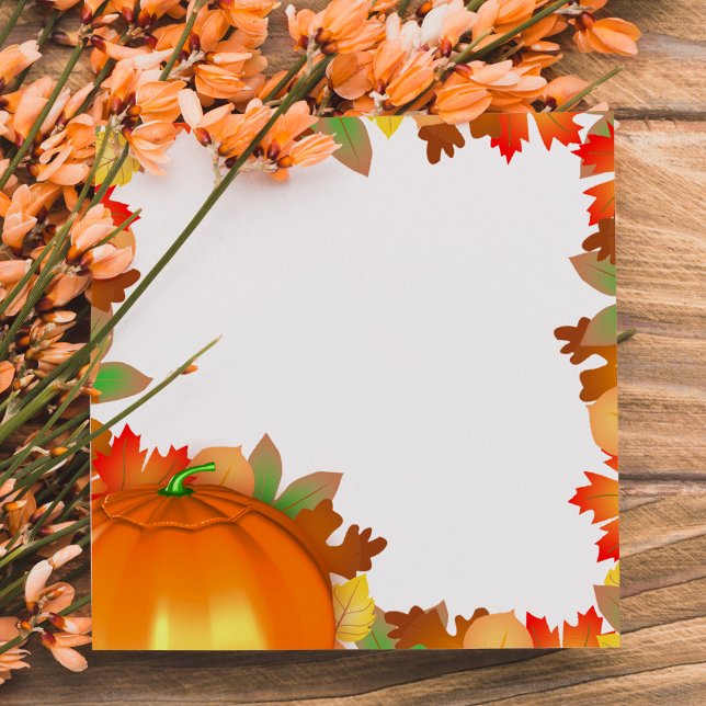 Colourful Autumn Leaves Thanksgiving Post-it® Note (Creator Uploaded)