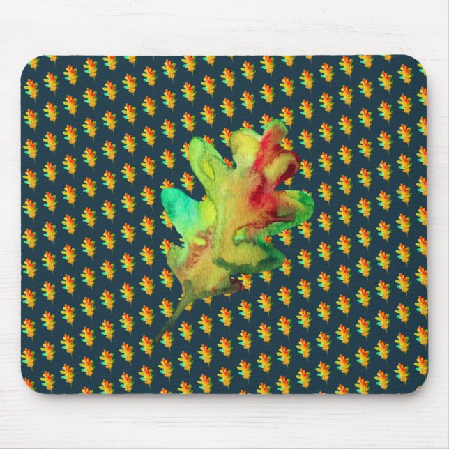 Colourful Autumn Mouse Pad (Front)