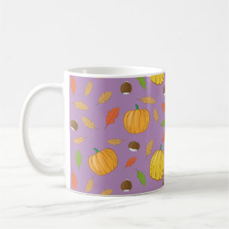 Colourful Autumnal Season - Nature Pattern Coffee Mug