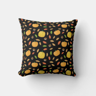 Colourful Autumnal Season - Nature Pattern  Cushion