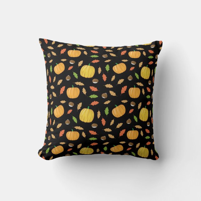 Colourful Autumnal Season - Nature Pattern  Cushion (Front)