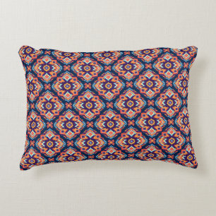 Colourful Aztec Geometric Pattern Decorative Cushion