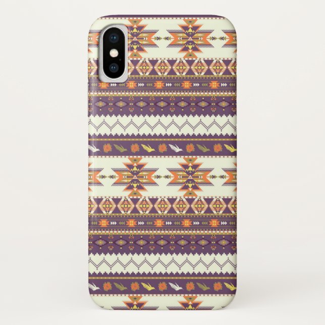 Colourful aztec pattern Case-Mate iPhone case (Back)