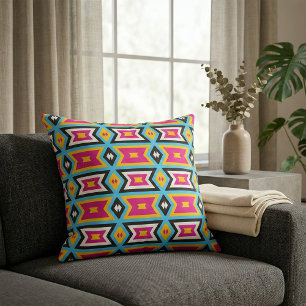 Colourful Aztec Tribal Trendy Geometric Pattern Fabric