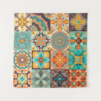 Colourful Azulejos Traditional Tiles Set