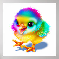 Colourful Baby Chicken