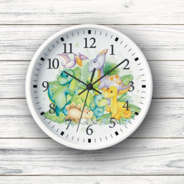 Colourful Baby Dinosaur Clock (Creator Uploaded)