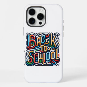Colourful Back to School Design iPhone 16 Pro Max Case