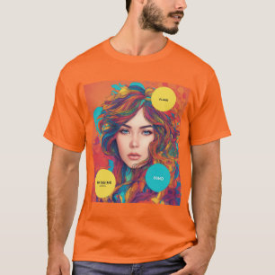 Colourful Backgrounds: Dynamic Profile Photo Desig T-Shirt