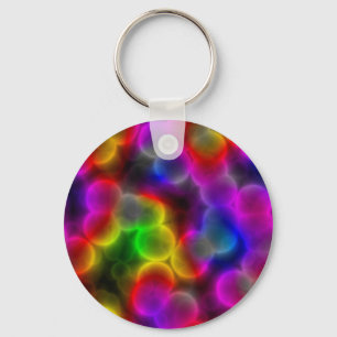 Colourful bacteria key ring