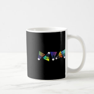 Colourful Badminton Shuttles  Coffee Mug