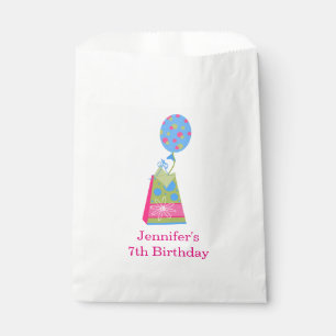 Colourful Balloon and Bag Birthday Favour Bag