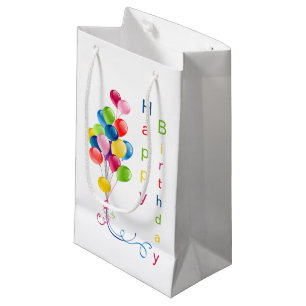 Colourful Balloons, Happy Birthday Gift Bag