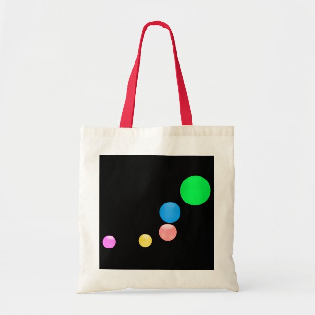 Colourful Balls Tote Bag (Front)