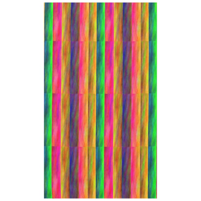 colourful bands tablecloth (Front)