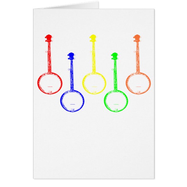 colourful banjos (Front)