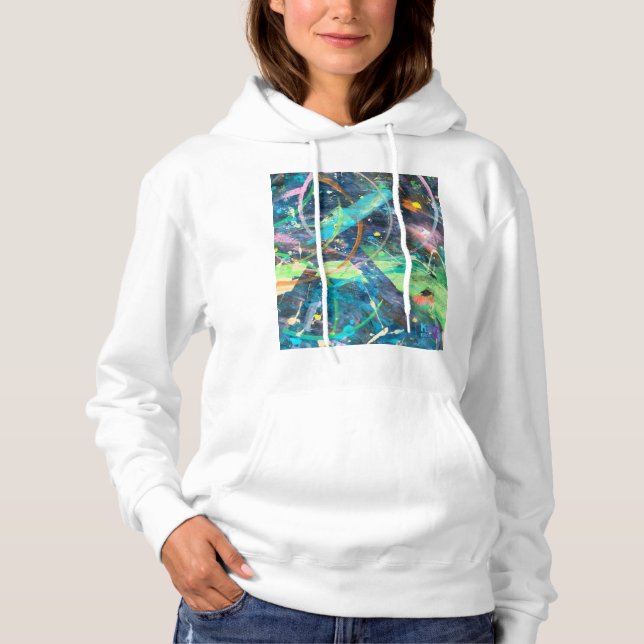 Colourful Basic Hooded Sweatshirt (Front)