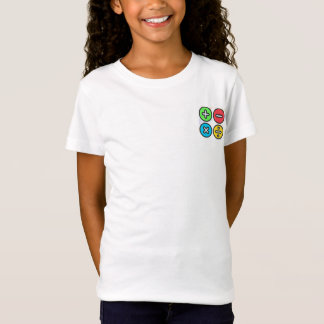 Colourful Basic Math Symbols Illustration" T-Shirt