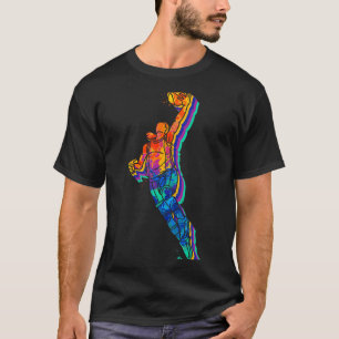 Colourful Basketball Dunk Abstract Sports Art Tank
