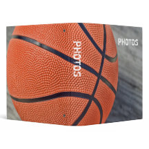 Colourful Basketball Wraparound 1" Photo Album