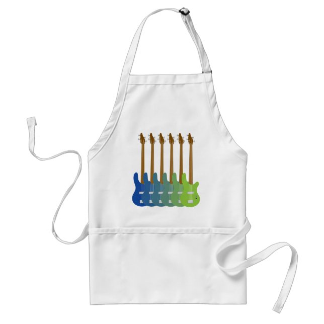Colourful Bass Guitars Standard Apron (Front)