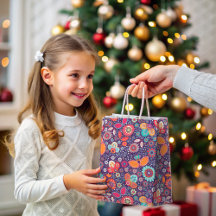 Colourful Batik Illustration Nature Floral Pattern