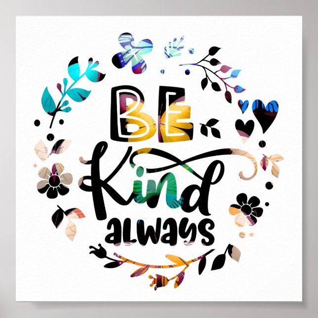 Colourful Be Kind  Poster (Front)