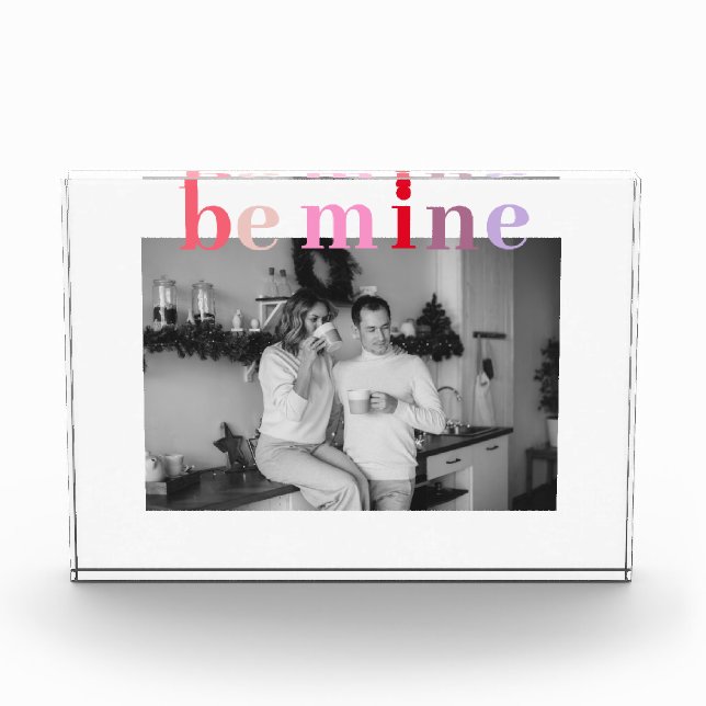Colourful Be Mine | Couple Photo | Valentines (Front)
