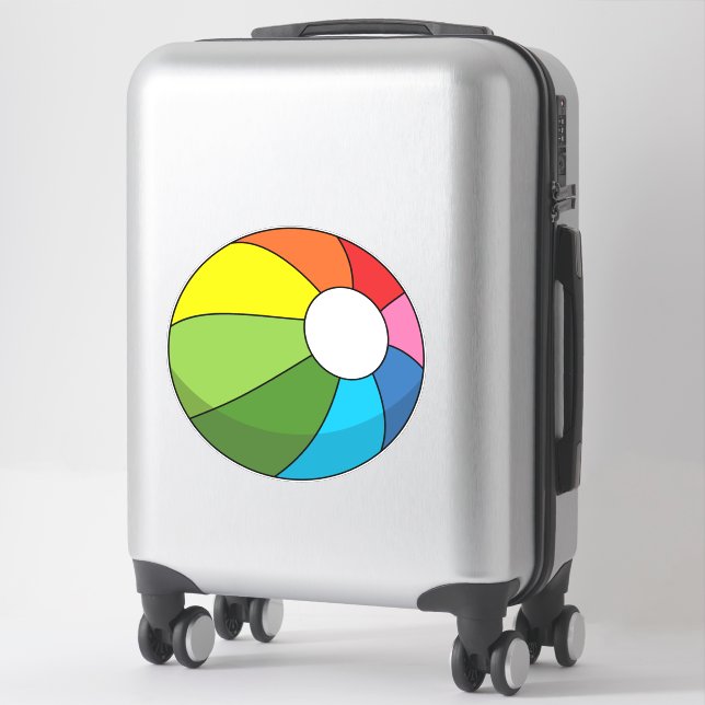 Colourful Beach Ball (Suitcase)