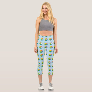 Colourful Beach Ball Capri Leggings