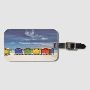Colourful Beach Houses   Muizenberg, South Africa Luggage Tag