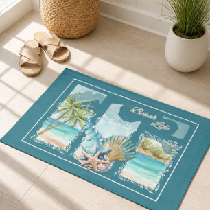 Colourful Beach Life Doormat