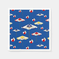 Colourful Beach Umbrella and Beach Ball Custom