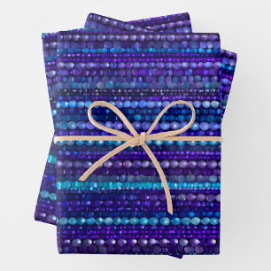 Colourful Bead Art Wrapping Paper Sheets