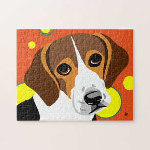 Colourful Beagle Dog Puzzles