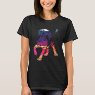 Colourful Beagle Dog Tee Funny Beagle Lovers Gift