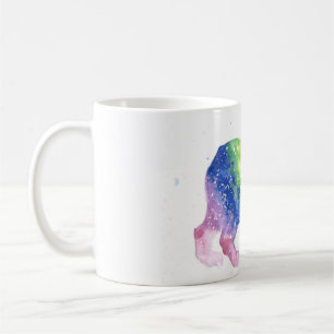 Colourful bear coffee mug