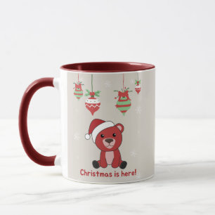 Colourful Bears Merry Christmas Winter Animals Bea Mug