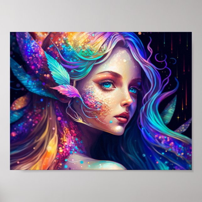 Colourful Beautiful Fairy Poster (Front)