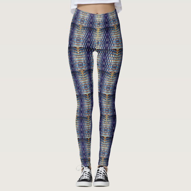 Colourful Beehive Leggings (Front)