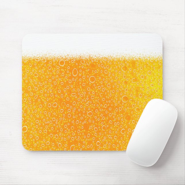 Colourful beer mouse pad (With Mouse)