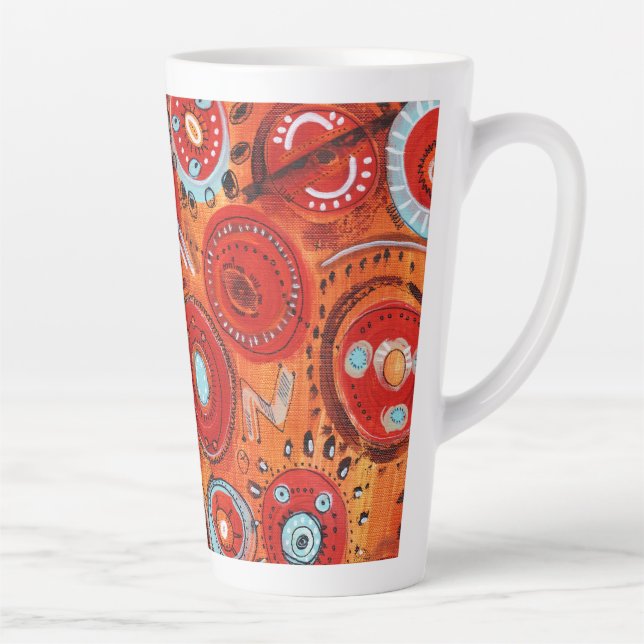 Colourful Beginning Latte Mug (Right)