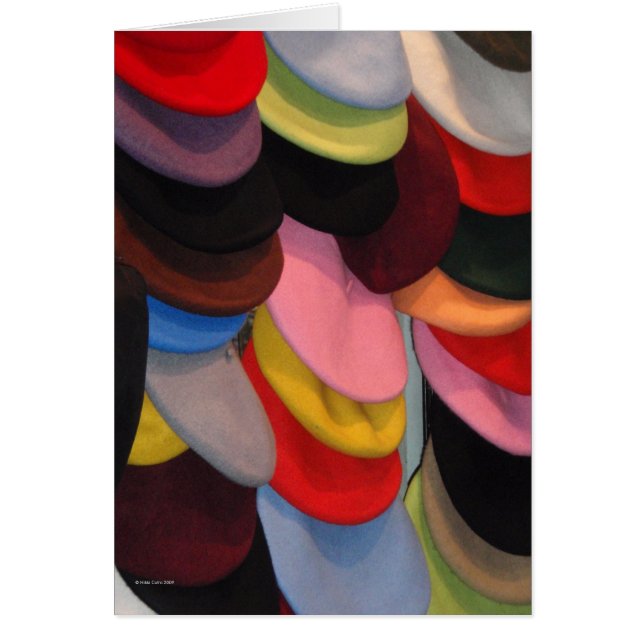 Colourful Berets Card (Front)