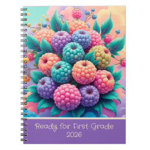 Colourful berries for 1st grade 2025 notebook