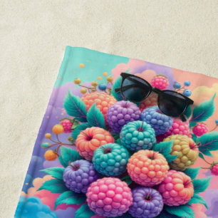 Colourful berries for Summer Beach Towel