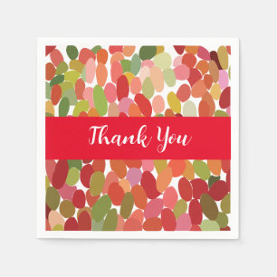 Colourful Berries Fruit Personalised Party Napkin