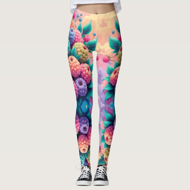 Colourful berries leggings (Front)