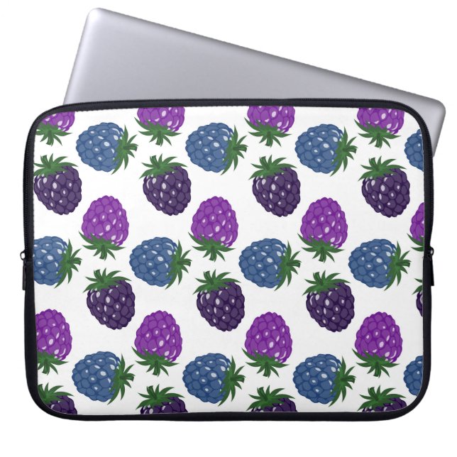 Colourful Berries: Multicolored Seamless Pattern. Laptop Sleeve (Front)