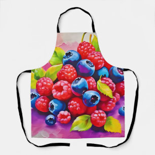 Colourful Berry Feast Apron