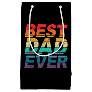 Colourful Best Dad Ever Father's Day Gift Bag
